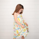 Sage Kids' Dress | Spring Garden