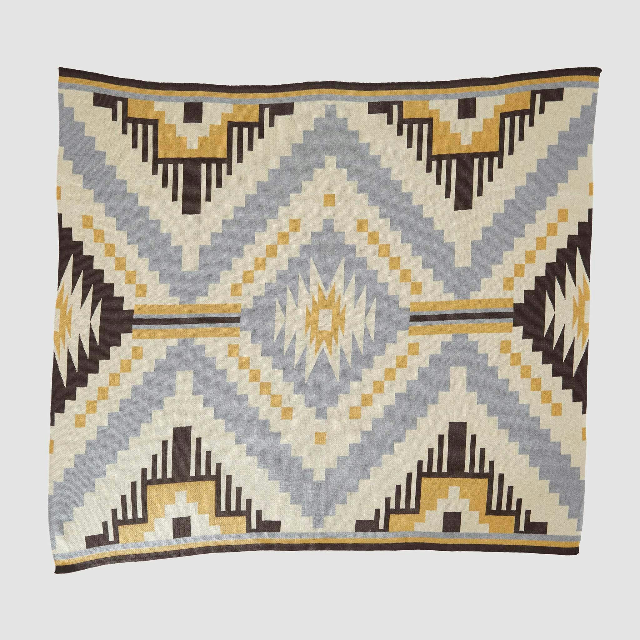 Cotton Sustainable Knit Throw Blanket | New Horizon