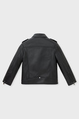 Faux Leather Moto Jacket