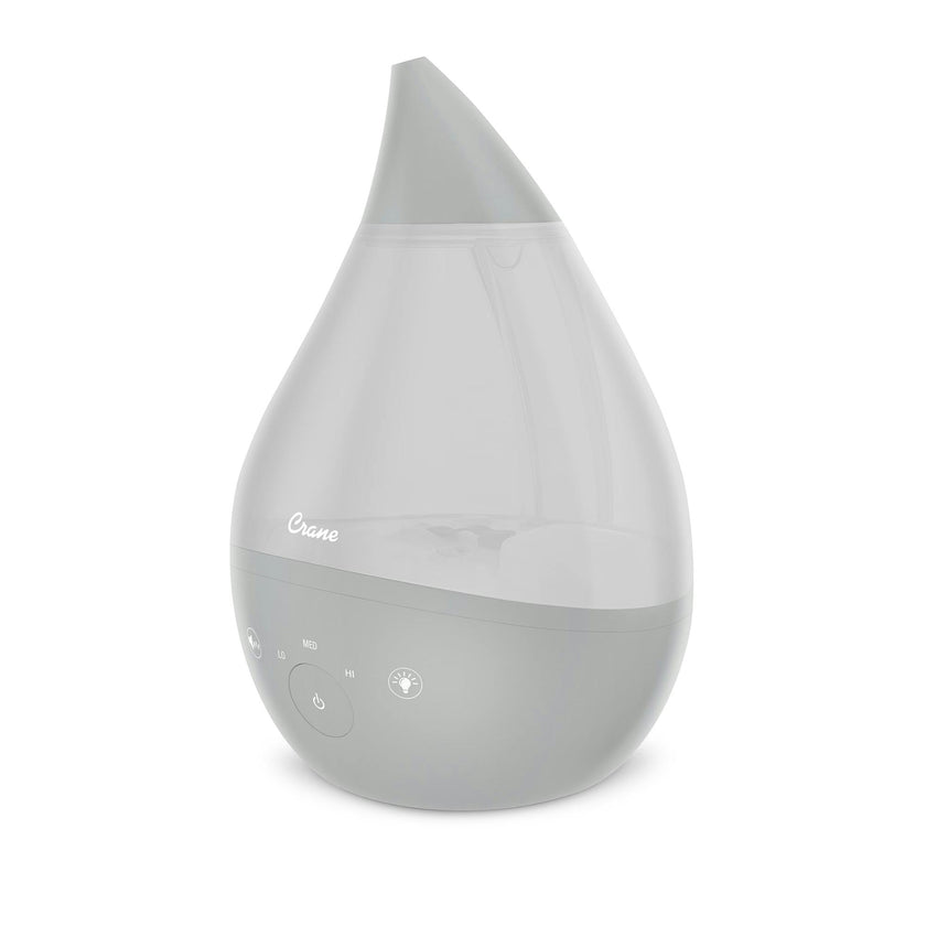 Crane 4-in-1 Top Fill Humidifier, 1 Gallon with Sound Machine, Night Light