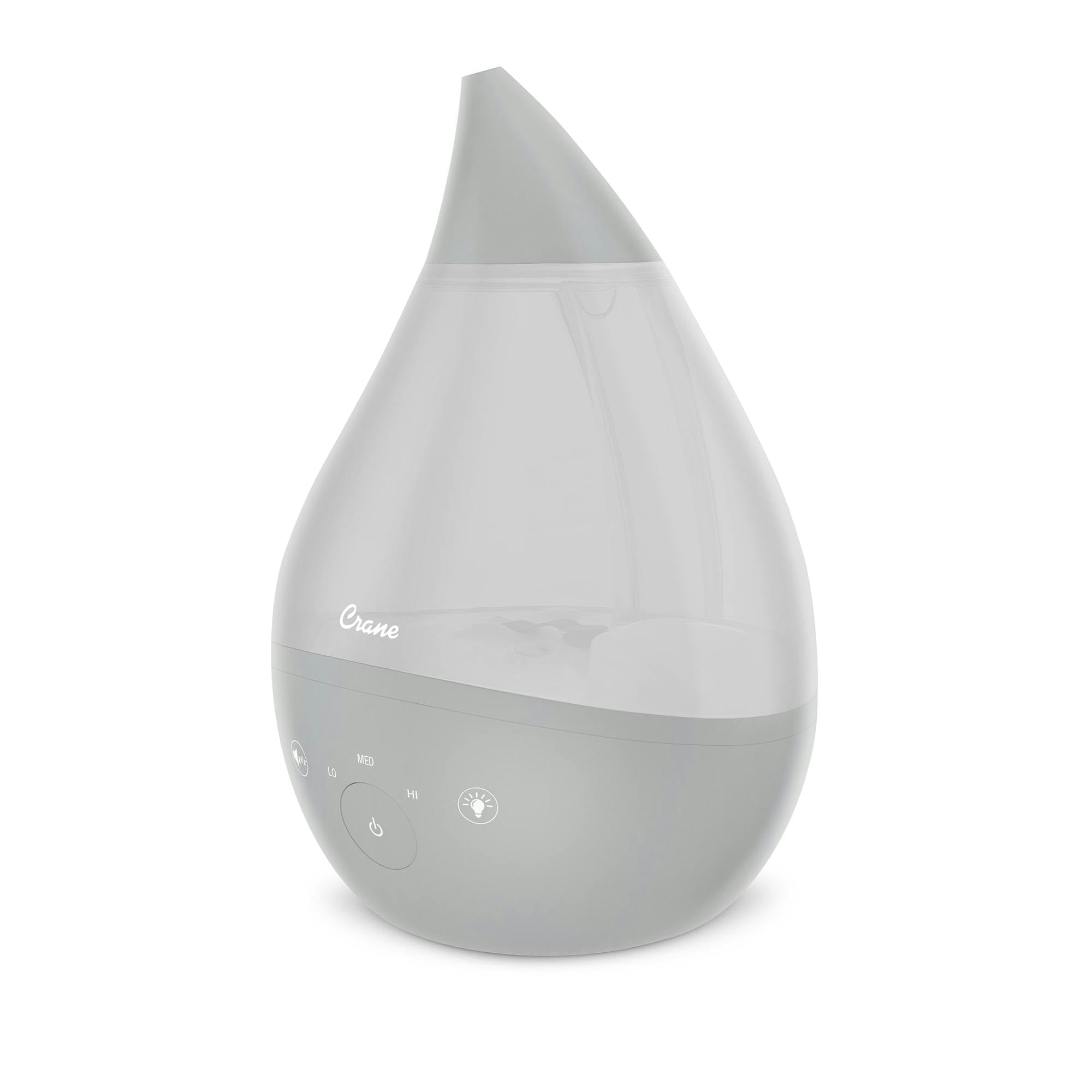 Crane 4-in-1 Top Fill Humidifier, 1 Gallon with Sound Machine, Night Light