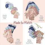 RORY 10-Pack Short Sleeve Ruffle Bodysuits