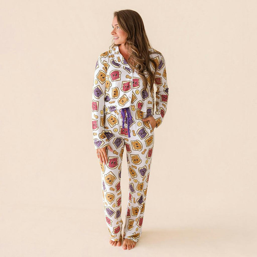 Peanut Butter Jelly Time Women's Luxe Pajama Pant Set