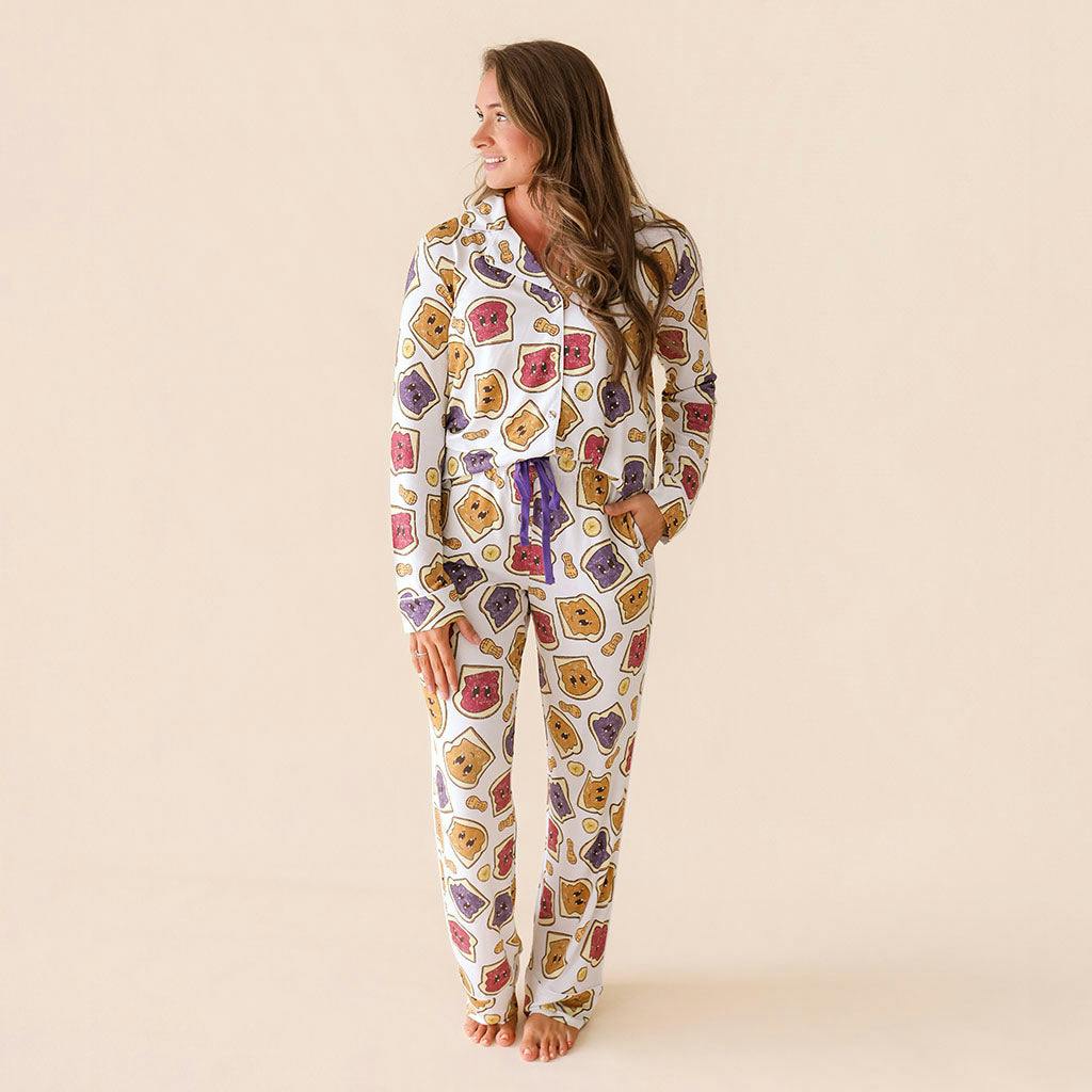 Peanut Butter Jelly Time Women's Luxe Pajama Pant Set