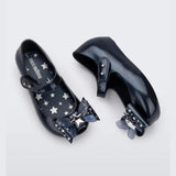 Metallic Blue Ballet Flat