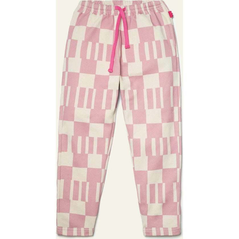 Recycled Cotton Pink Block Jogger