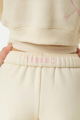 Jessie Winter White French Terry Jogger - Ma Cherie