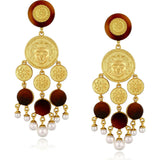 Retro Coin Tassel Earrings