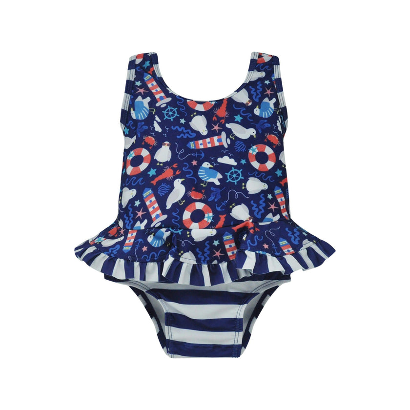 UPF 50+ Stella Infant Ruffle Swimsuit