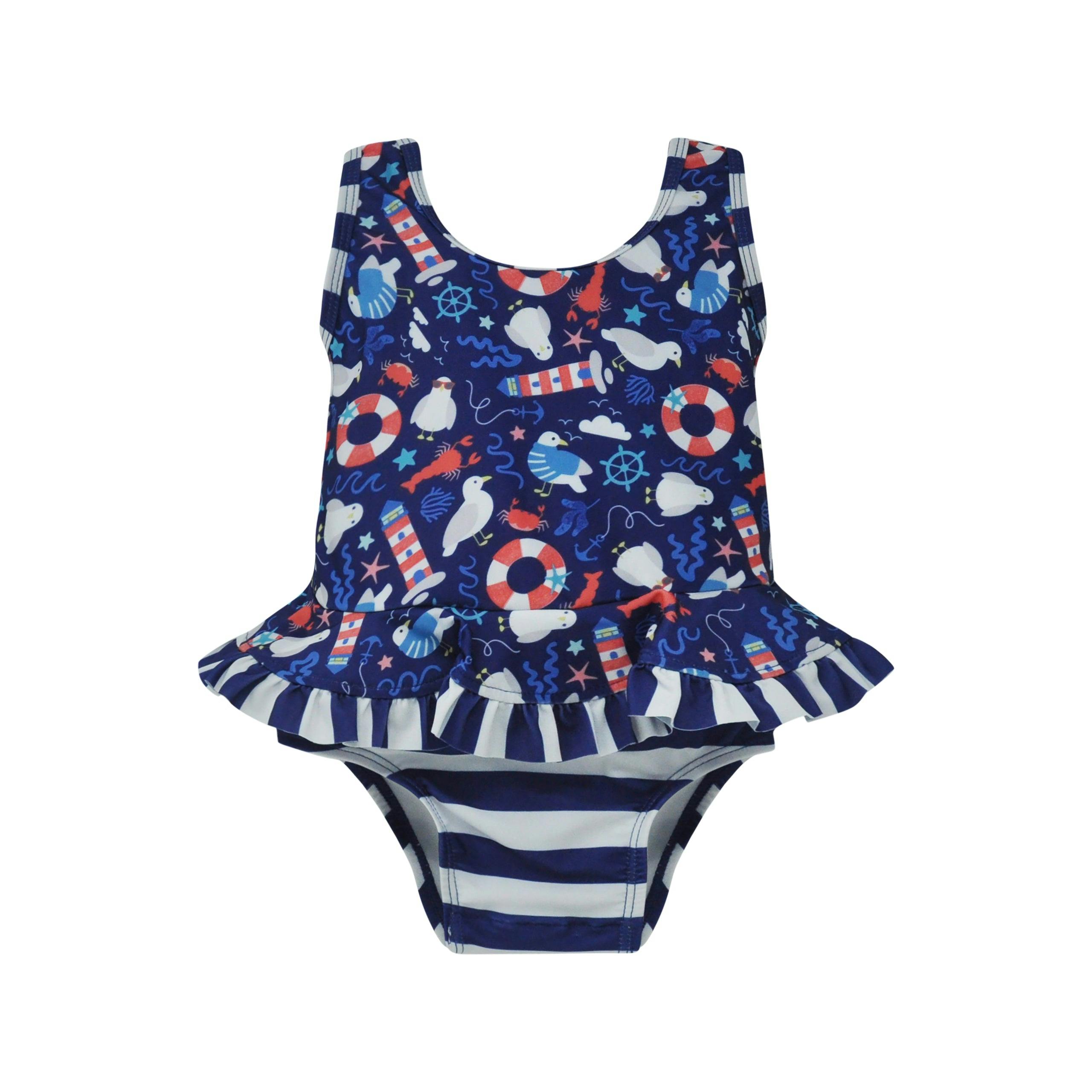 UPF 50+ Stella Infant Ruffle Swimsuit