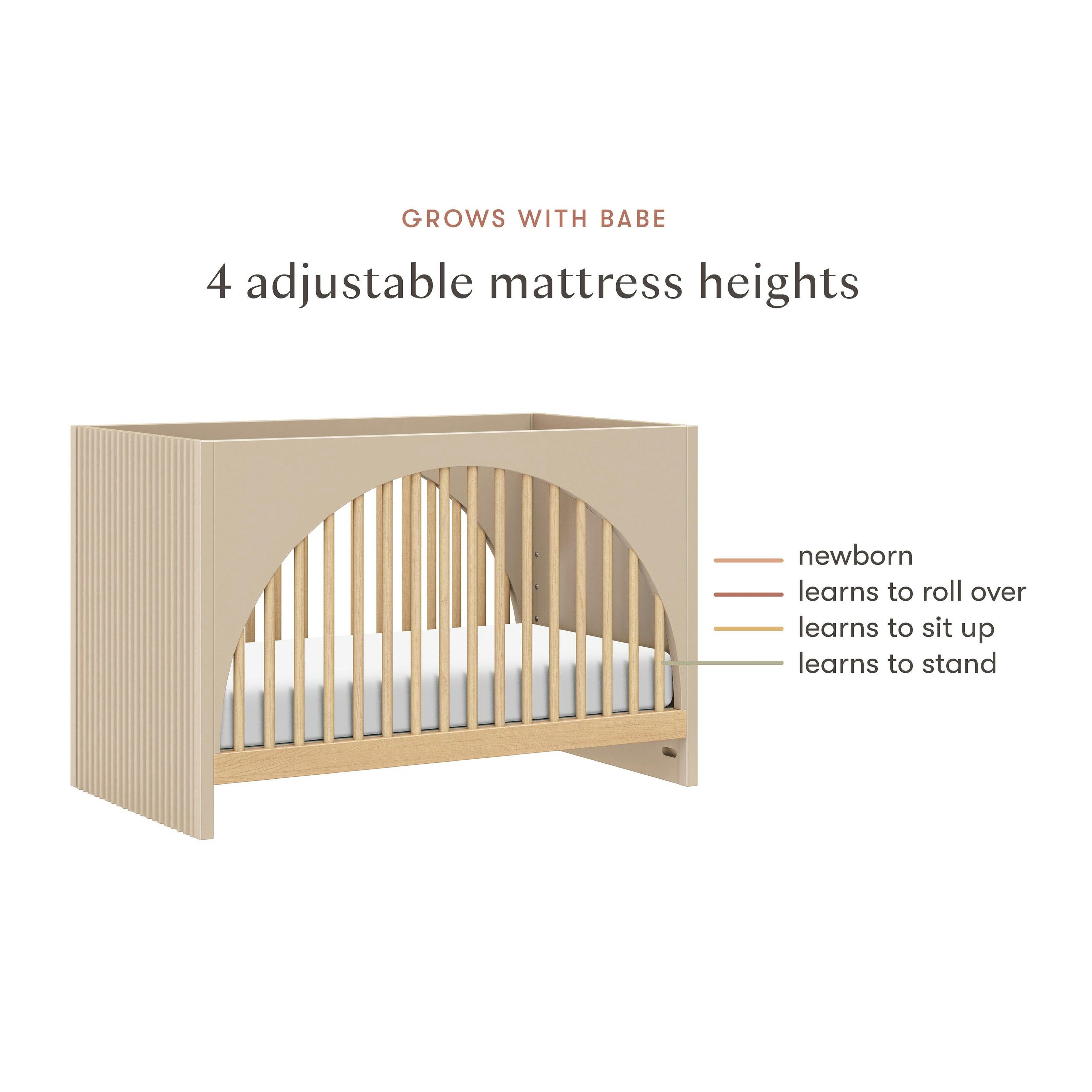 Babyletto Moab 3-in-1 Convertible Crib
