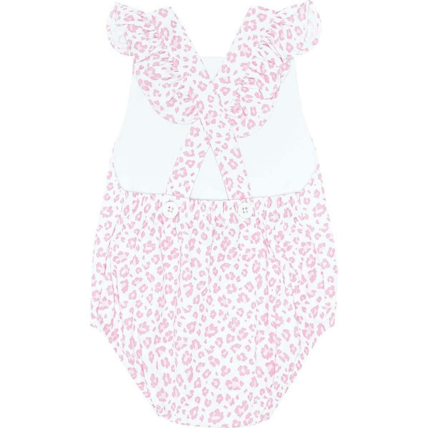 Pink Cheetah Print Ruffle Bubble