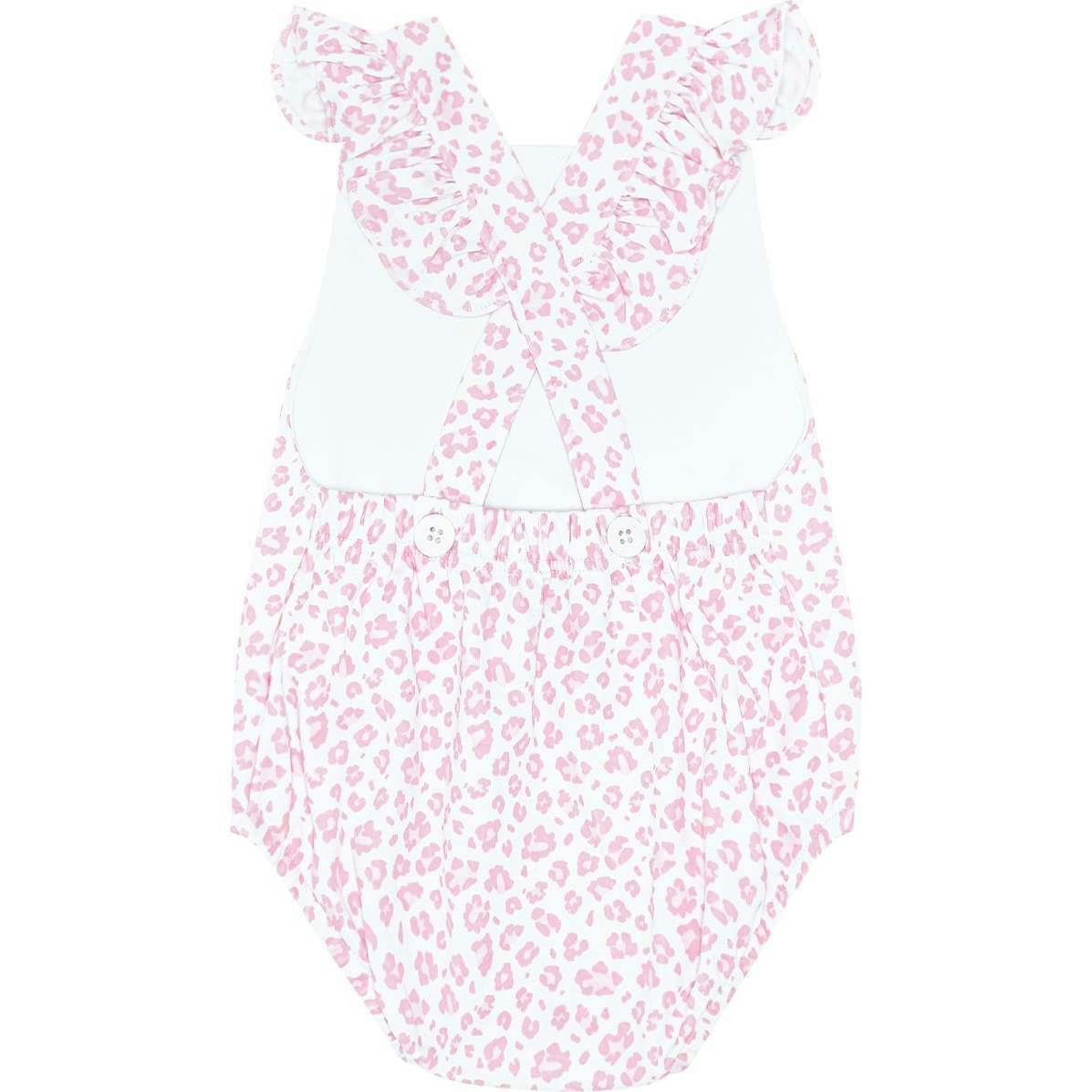 Pink Cheetah Print Ruffle Bubble
