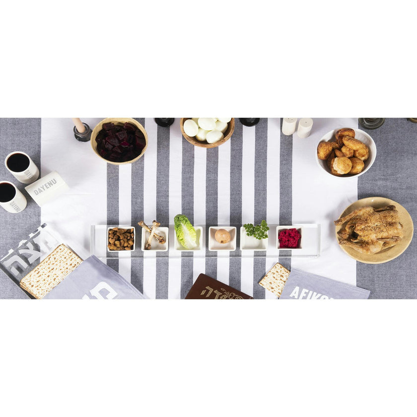 Zilch Seder Plate & Six Bowls