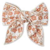 Organic Hair Bow Clip - Sienna