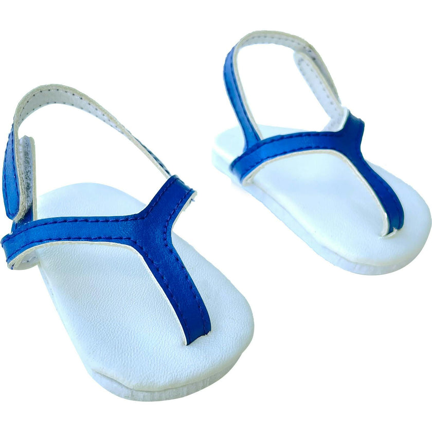 Sophia's by Teamson Kids - 18'' Doll - Stripe Romper & Thong Flip Flop