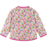 Infant Girls Cream Bomber | Floral Print