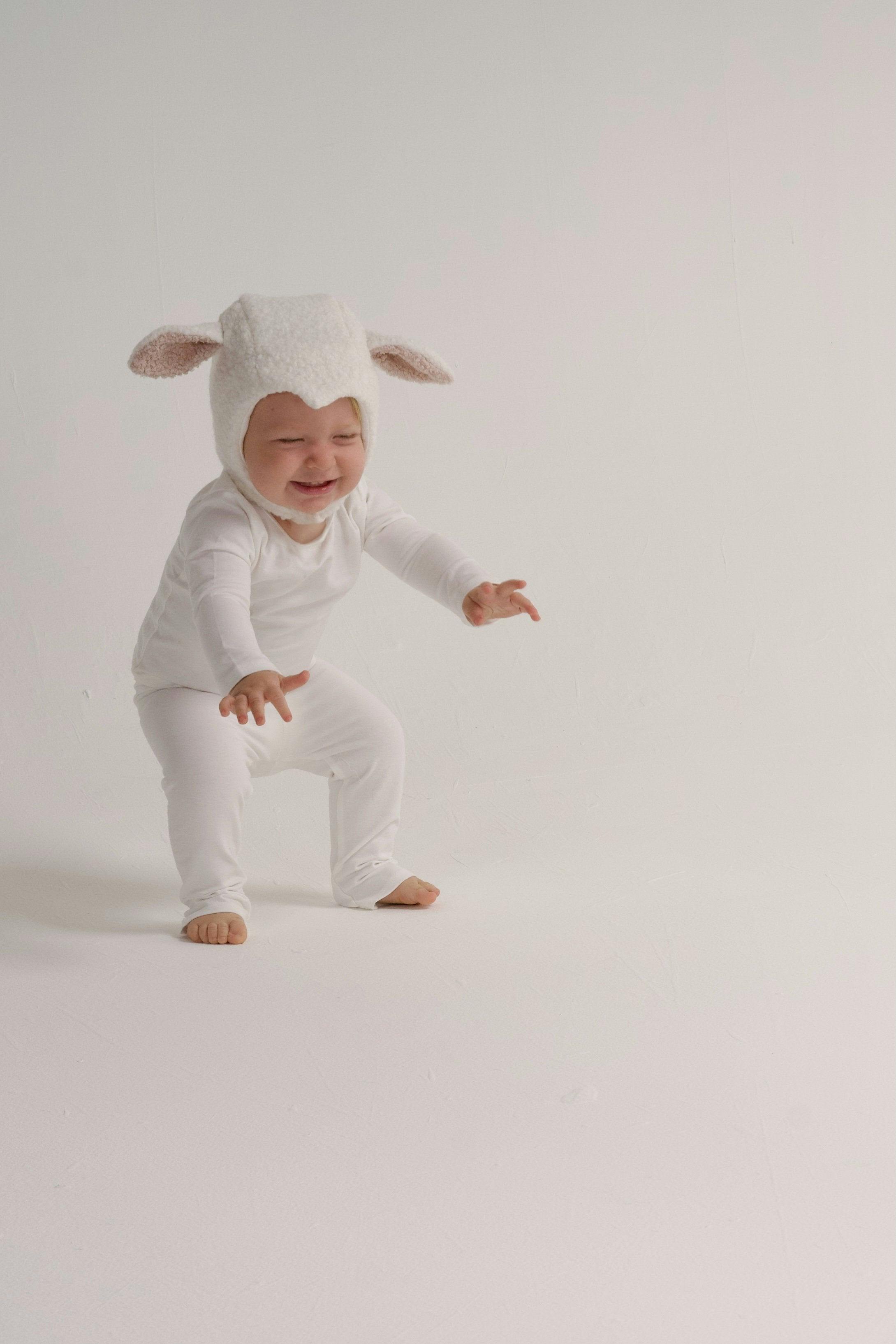 Baby White Sheep Costume