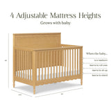 Ambrosia 4-in-1 Convertible Crib