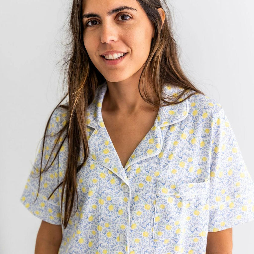 Lemons Woman's Pima Cotton Nightdress