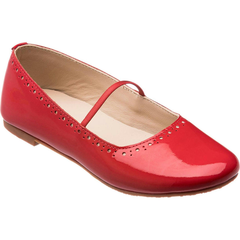 Sasha Ballerina Flat Red