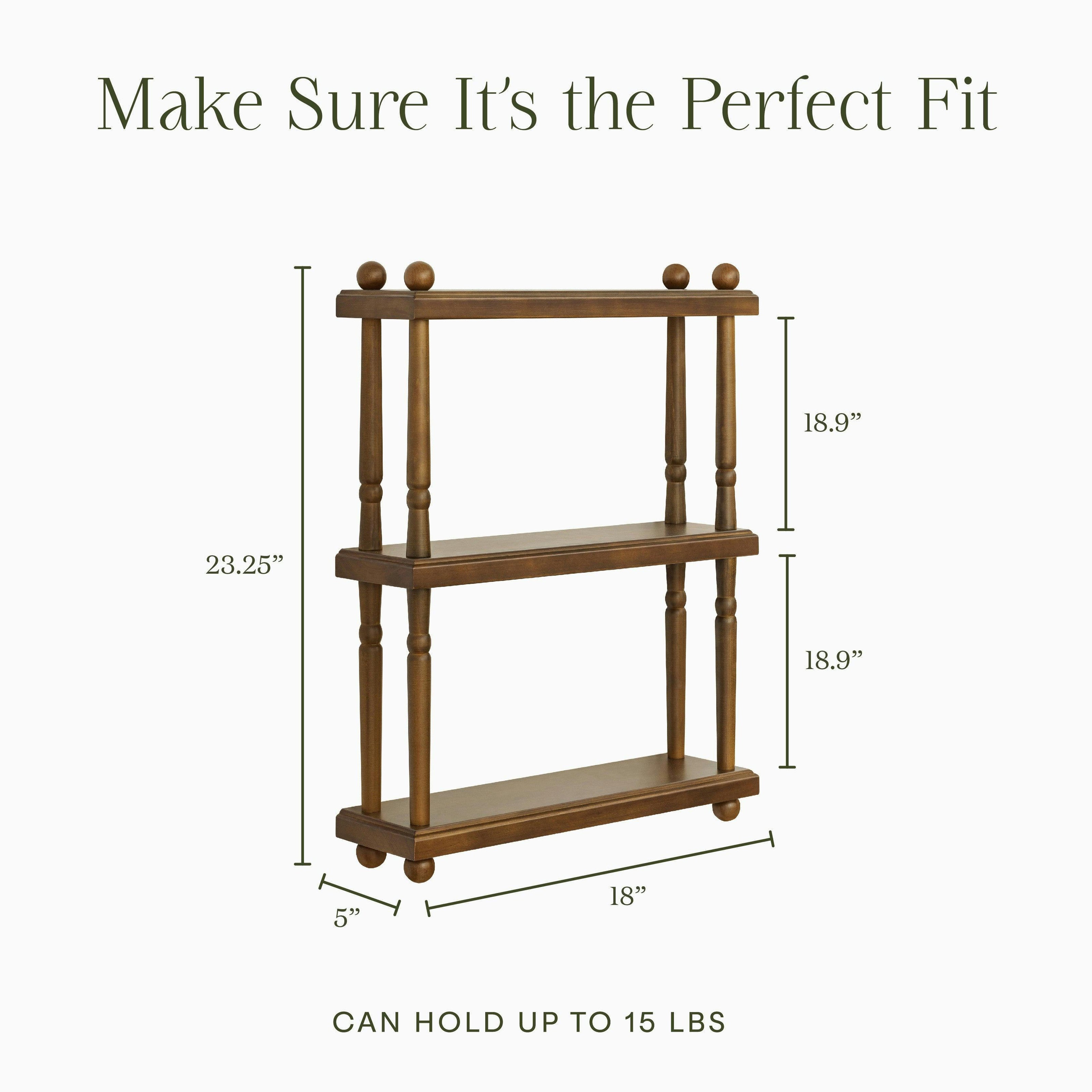 Namesake Kids Liberty Tiered Wall Shelf