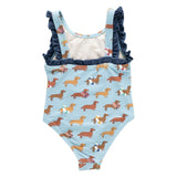 Girls Sylvie Suit - Swim Dachshunds