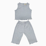Jio Stripe Tank & Pull-on Set - Sky Blue