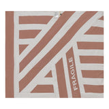 Pattern Knit Blanket Black/Off White