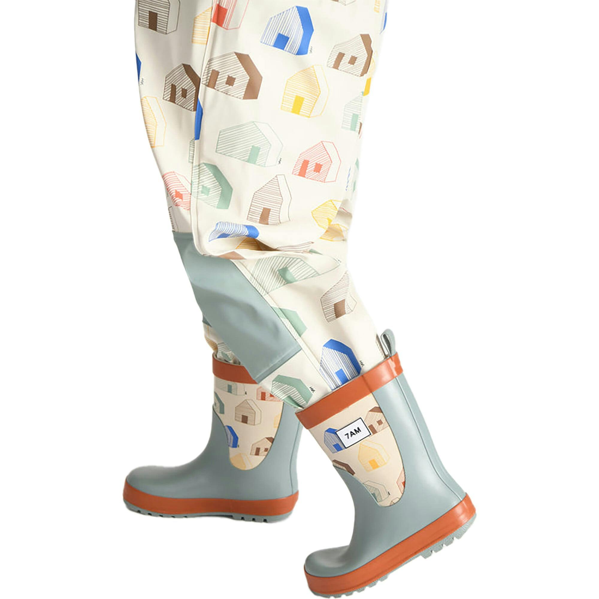 House Print Rain Boots