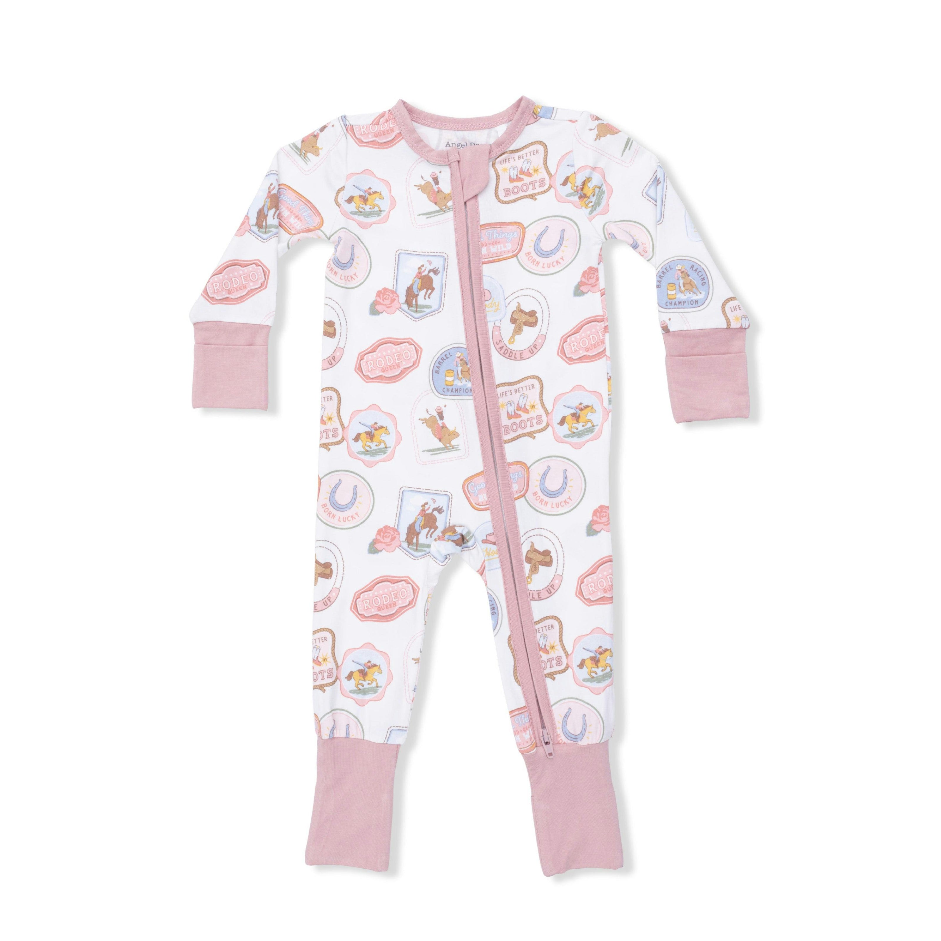 Rodeo Patches Pink - Convertible Romper