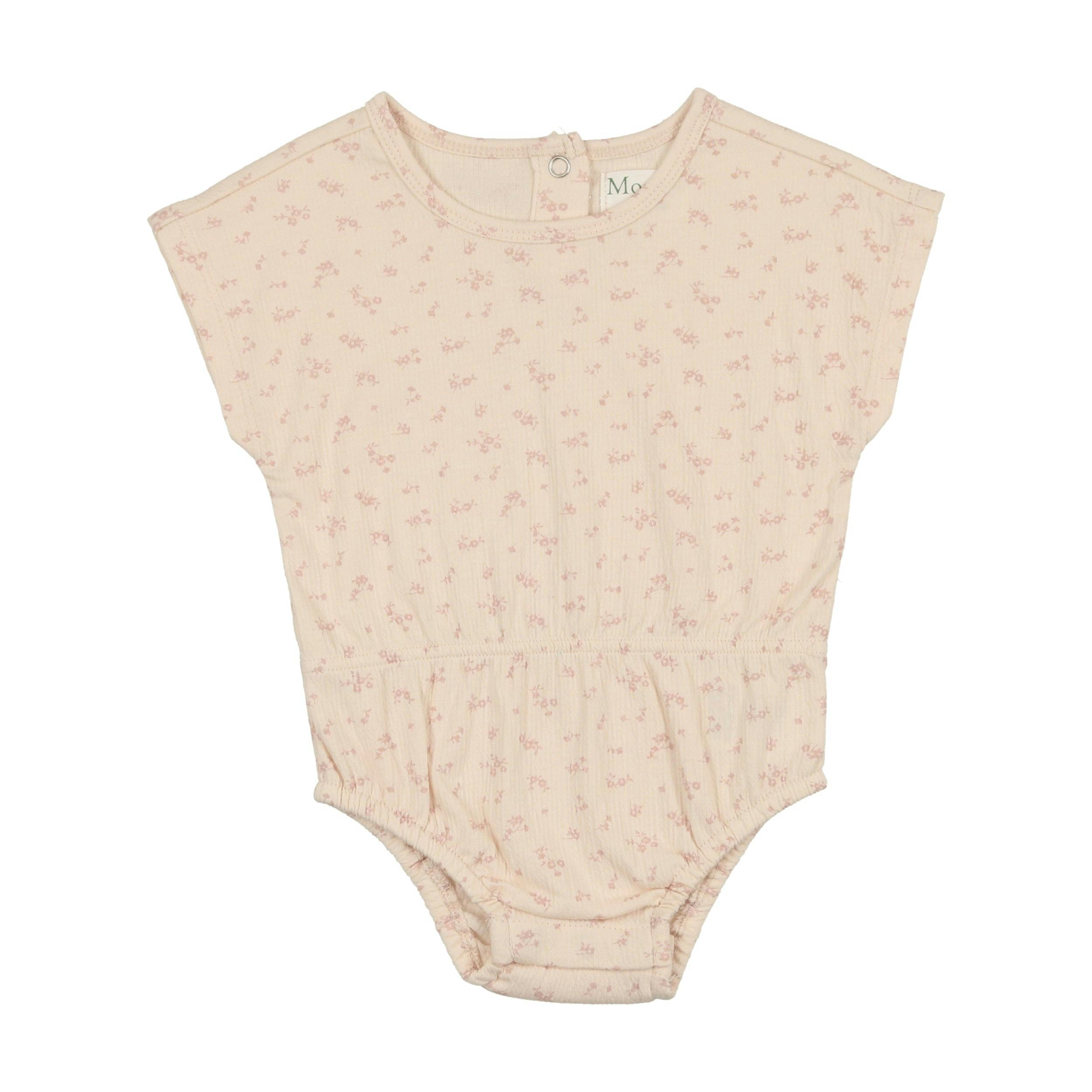 Girls Printed Gauze Romper