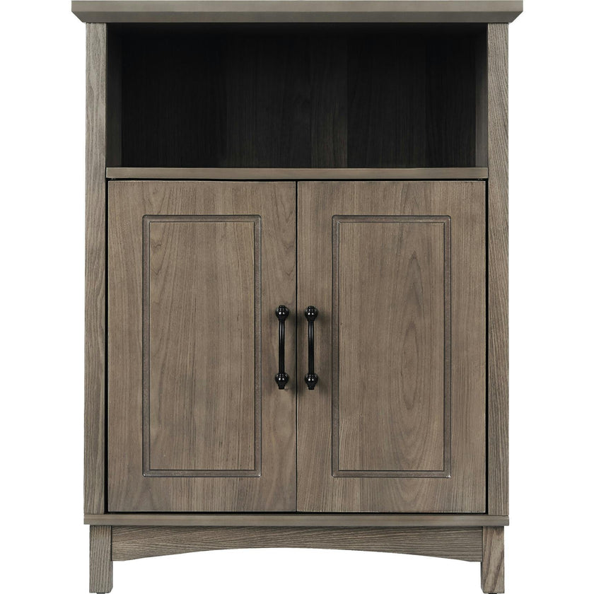 Russell Modern Farmhouse Wooden Floor Storage Cabinet for Bathrooms