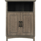 Russell Modern Farmhouse Wooden Floor Storage Cabinet for Bathrooms