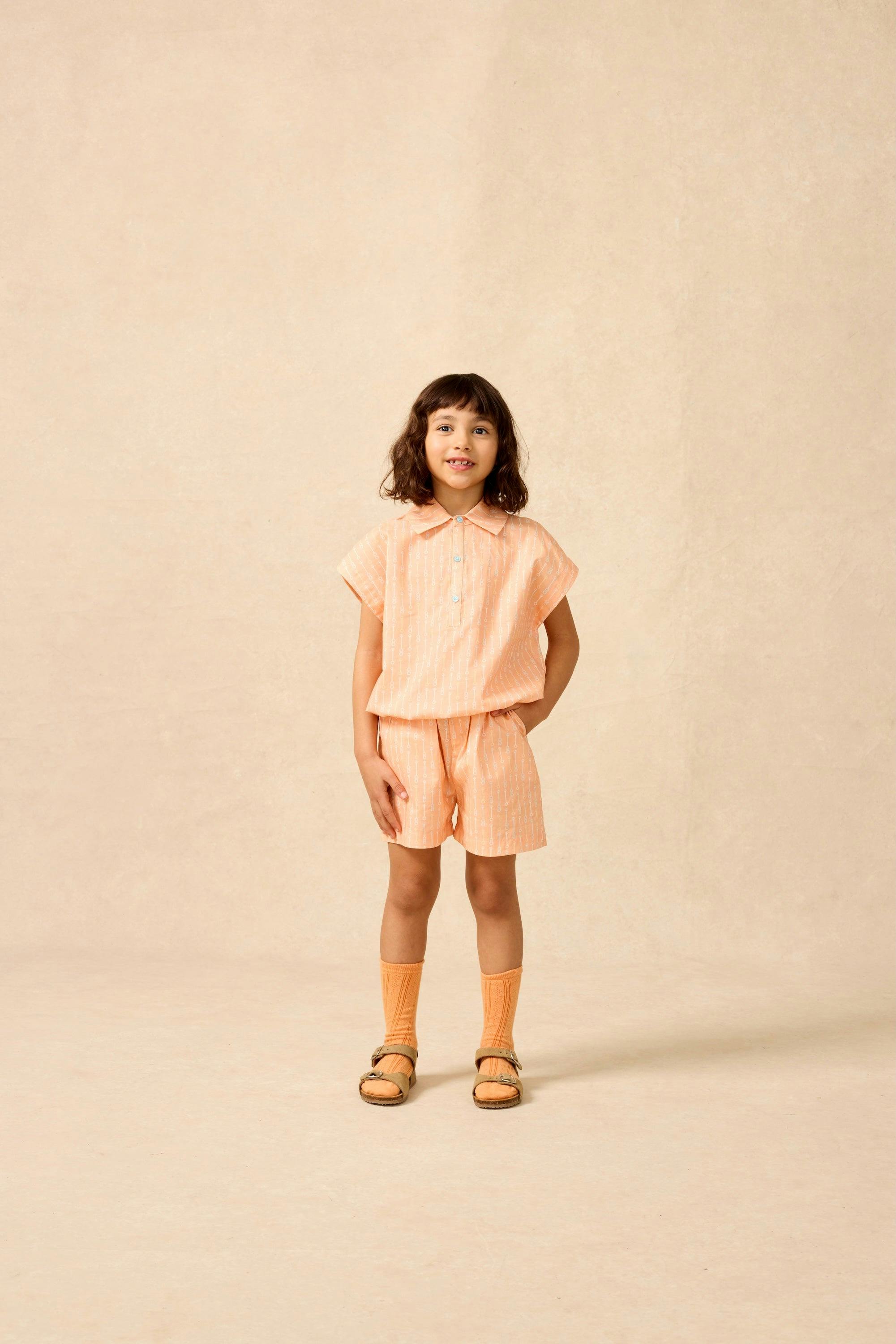 Organic Avenue Shorts in Creamsicle Wand