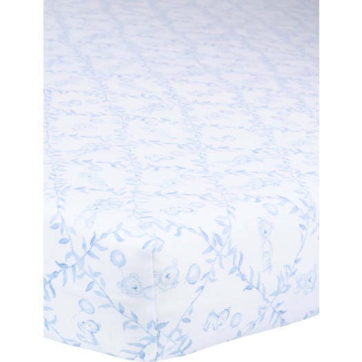 Blue Bears Trellace Crib Sheets