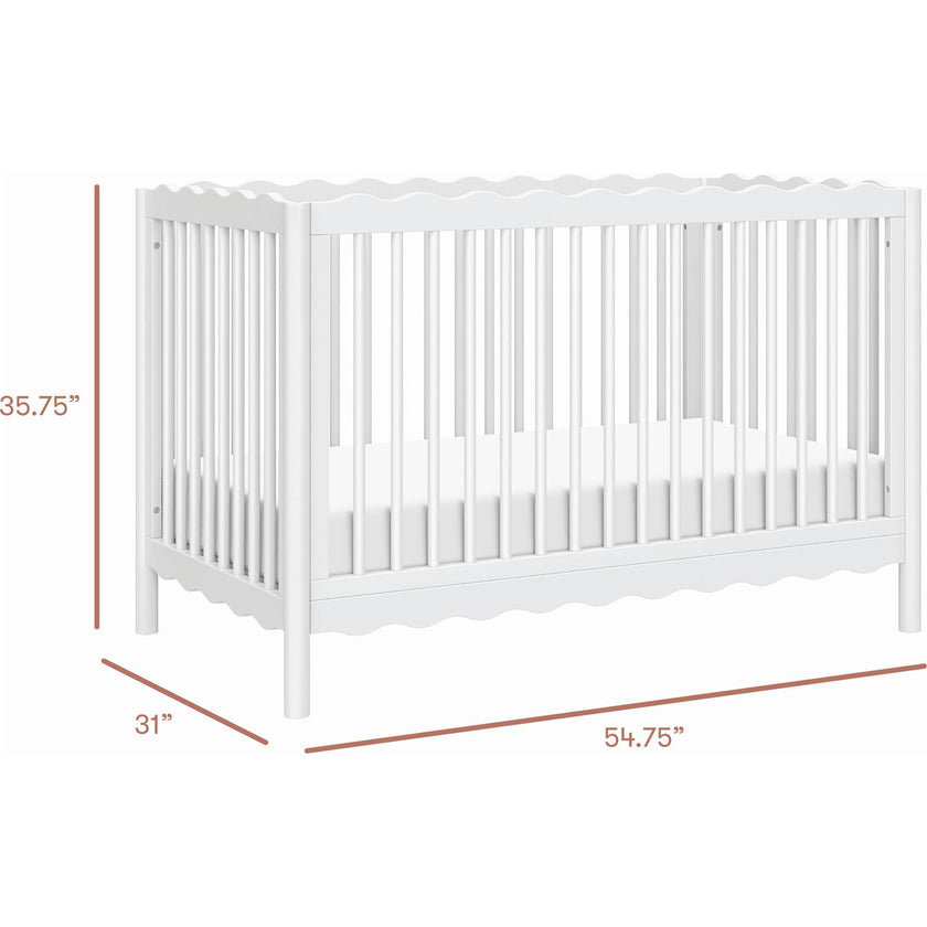 Swell 4-in-1 Convertible Crib with Toddler Bed Conversion Kit