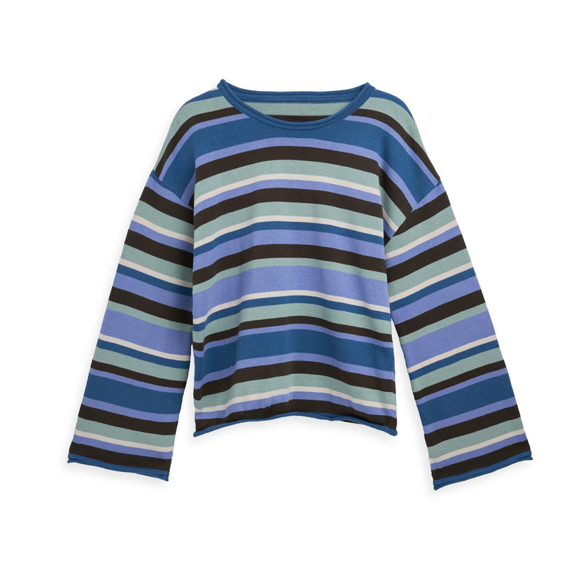 women's cotton sweater - mint chocolate