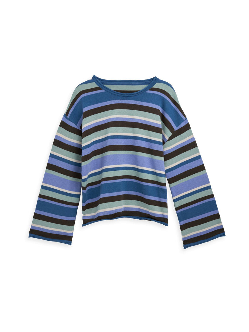 women's cotton sweater - mint chocolate