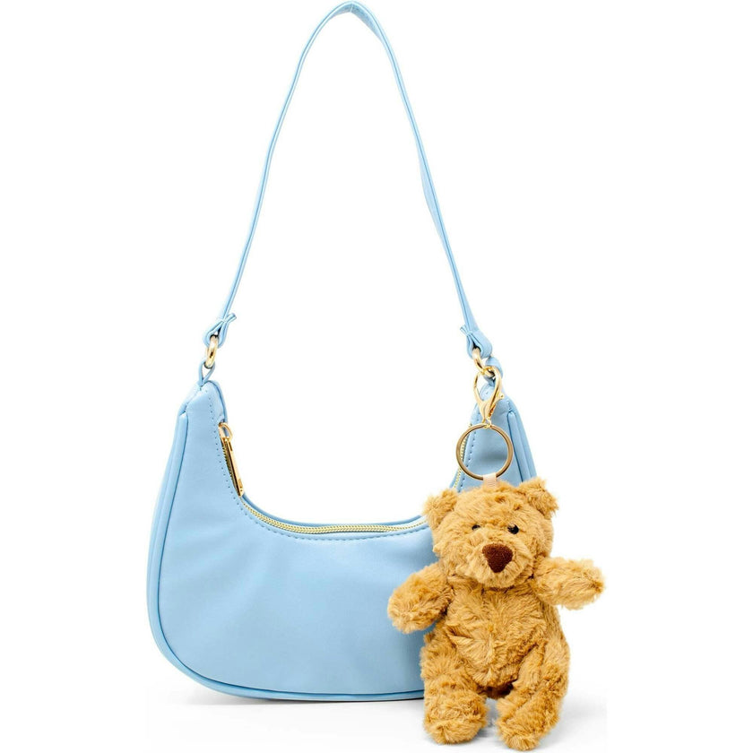 Teddy Charm Shoulder Handbag