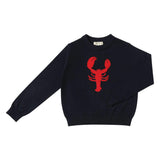 SNAPPY Navy Lobster Sweater
