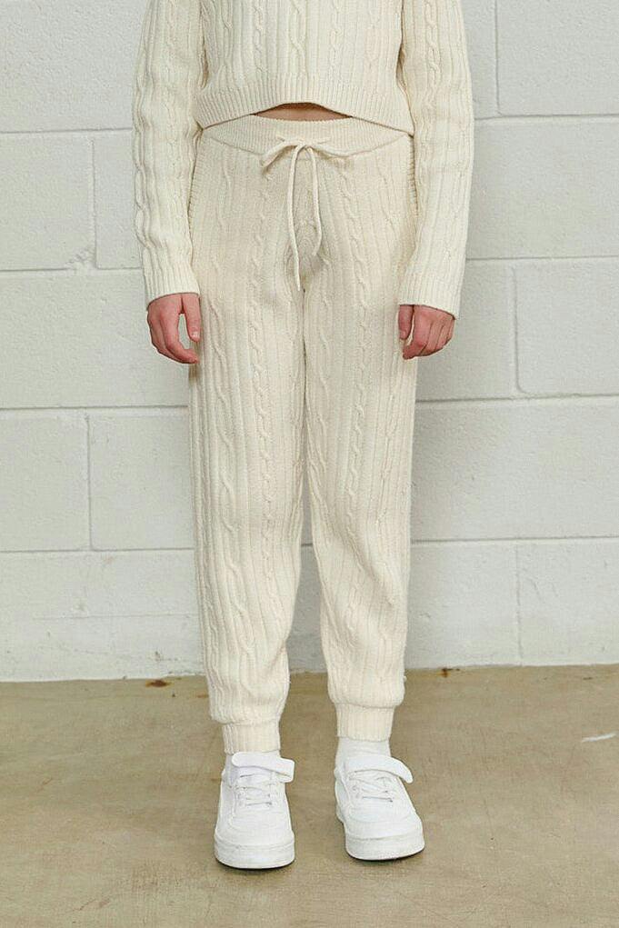 Cable Knit Jogger
