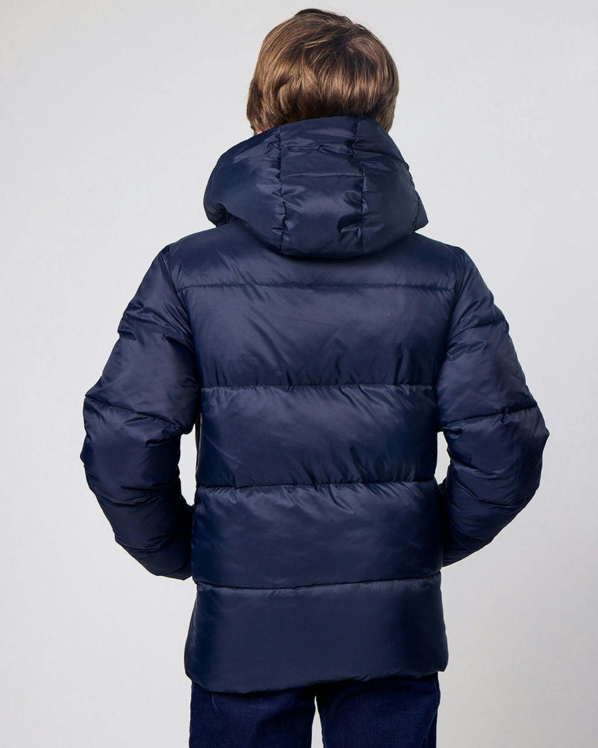 Kids Ultra Puff Coat in Navy Blue