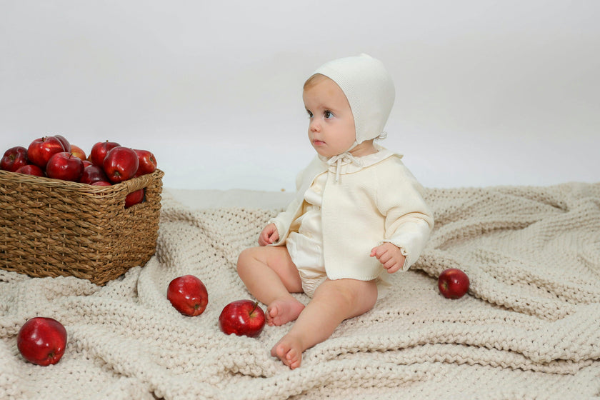 Woven Button Front Elastic Waist Cardigan, Blouse, and Top Three Piece Set