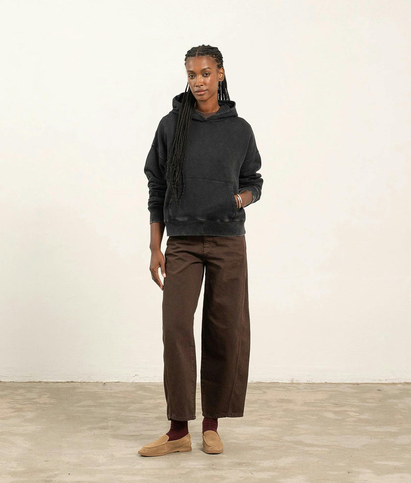 Womens Dream Terry Hoodie - Terry - Vintage Black