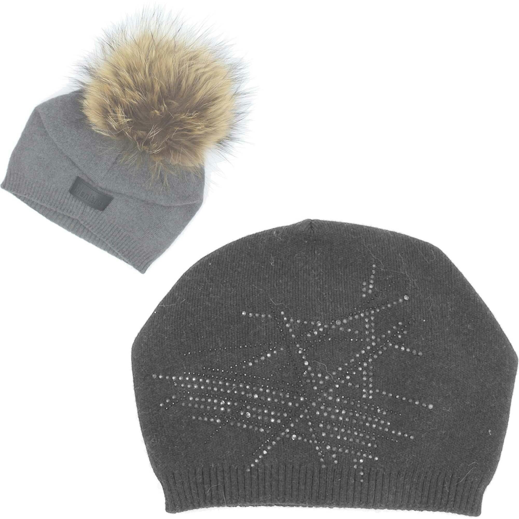 Slouch Embellished Beanie (Snap On Pom Sold Separately)