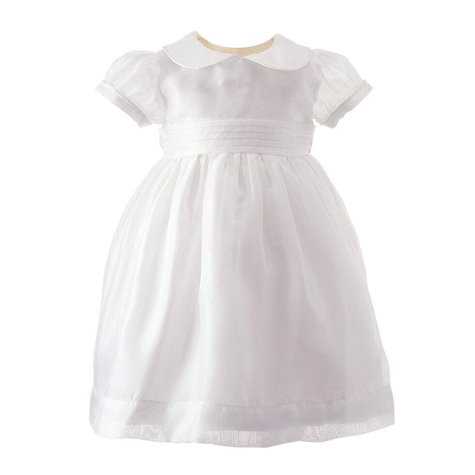 Organza Pintuck Dress
