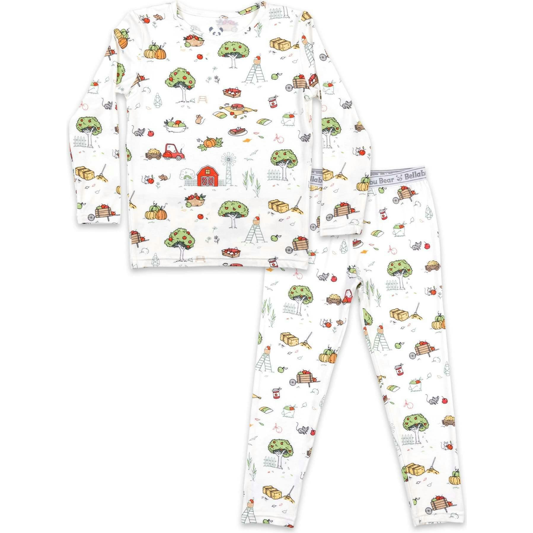 Fall Vibes Bamboo Kids Pajamas