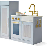 Teamson Kids Little Chef Chester Wooden Play Kitchen With 12 Accessories