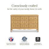 Liberty 9-Drawer Assembled Dresser in Honey